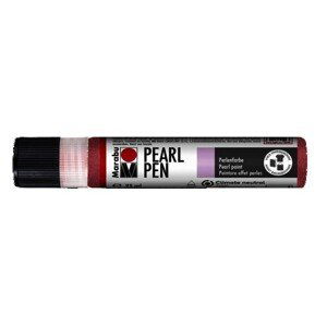 Marabu Pearl Pen tekuté pero třpytivě červené