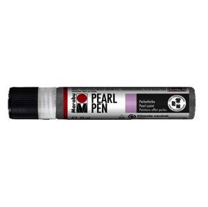 Marabu Pearl Pen tekuté pero třpytivě stříbrné