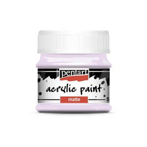 Hobby akrylová barva Pentart MATTE 50 ml, fialová pastelová
