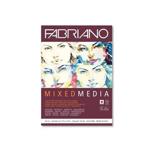 Fabriano FA Mix media A4 250 g 40 l, lepený