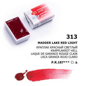 Nevskaya Palitra - White nights akvarelová barva 2,5 ml - Madder lake red light
