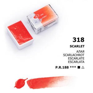 Nevskaya Palitra - White nights akvarelová barva 2,5 ml - Scarlet light