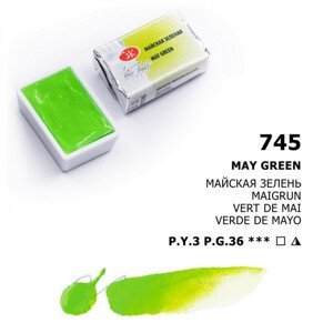 Nevskaya Palitra - White nights akvarelová barva 2,5 ml - May green