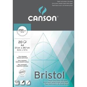 Grafický papír Canson BRISTOL blok A3, 250 g, 20 listů
