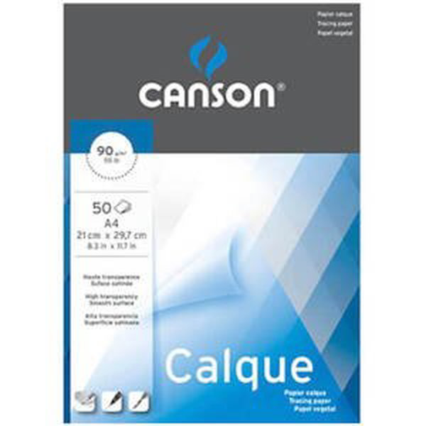 Pebeo Canson Calque pauzovací papír v bloku A3 90 g/m2 200757241