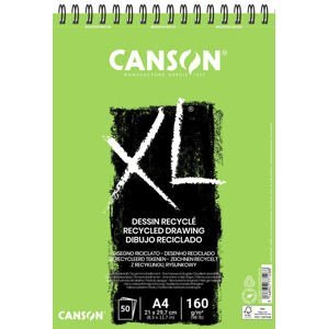 Canson XL Recycled skicák A4 krouž.vazba, 160g