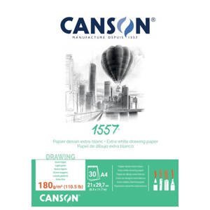 Canson 1557 blok lepený 180g A4 30 listů