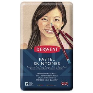 Derwent Pastel Pencil 2300563 Skintones, 12 ks