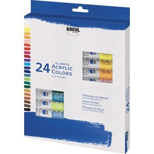 KREUL akrylové barvy el Greco 24x12 ml