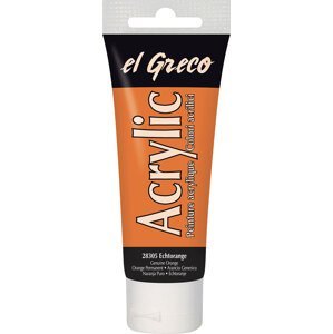 Kreul Akrylová barva EL GRECO 75 ml - oranžová tmavá