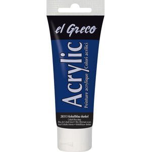 Kreul Akrylová barva EL GRECO 75 ml - modrá kobalt tmavý
