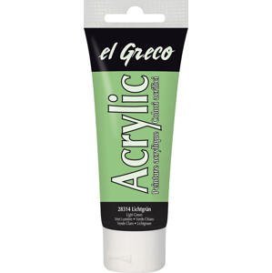 Kreul Akrylová barva EL GRECO 75 ml - zelená světle