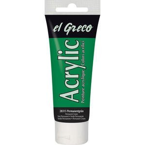 Kreul Akrylová barva EL GRECO 75 ml - zelená permanent