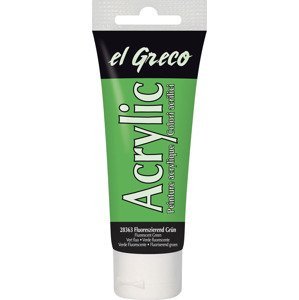 Kreul Akrylová barva EL GRECO 75 ml - Fluo zelená
