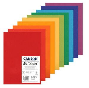 Canson Mi-Teintes listy A4 10 archů 160g 31032S051 Základní barvy