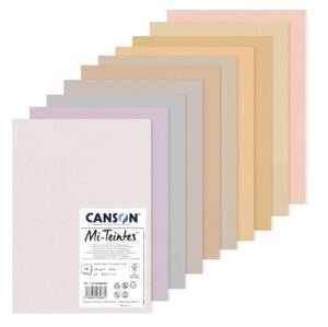 Canson Mi-Teintes listy A4 10 archů 160g 31032S052 Pastelové barvy