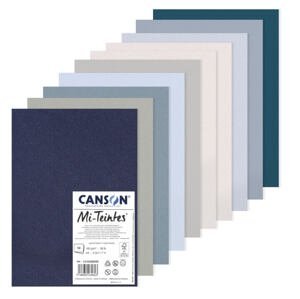 Canson Mi-Teintes listy A4 10 archů 160g 31032S055 Studené tóny