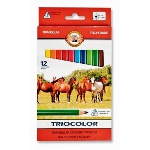 Pastelky TRIOCOLOR Koh-I-Noor 3142 12 barev