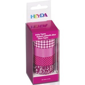 Heyda Deco pásky 15 mm x 5 m, 4 role 3584526