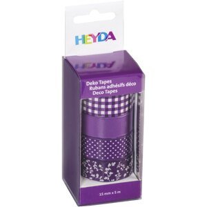 Heyda Deco pásky 15 mm x 5 m, 4 role 3584361