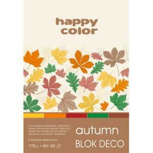Barevné papíry Blok Happy Color Deco Forest A4 170 g 20 listů