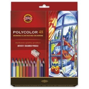 Koh-i-Noor Umělecké pastelky POLYCOLOR 48ks v krabičce 3836