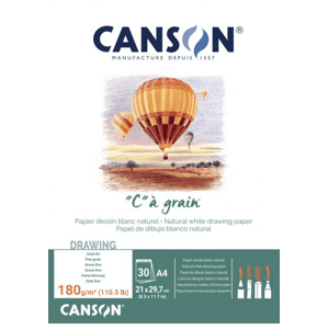 Canson Cagrain blok lepený A4 30 listů 180 g