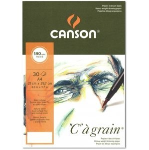 Grafický papír - Canson Cagrain blok lepený A5 180g 30 listů
