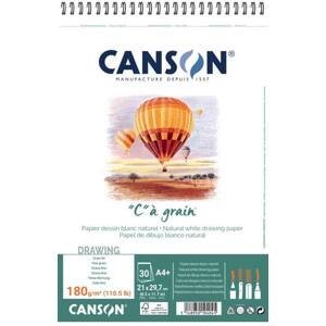 Grafický papír - Canson Cagrain blok kroužkový A5 180g 30 listů