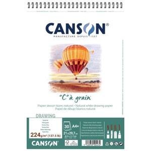 Canson Cagrain blok kroužkový A4 30 listů 224 g