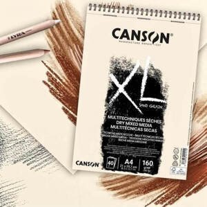 Canson XL Dry Mixed Media Sand Grain Natur A3 400110394
