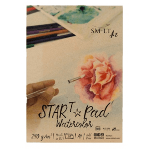 SM.LT Akvarelový papír Blok Smlt Star Pad Watercolor A5, 240g, 20 listů