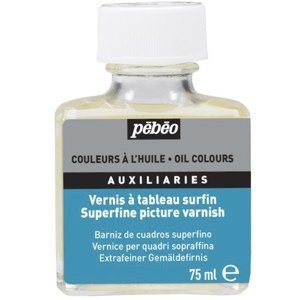 Lesklý malířský lak pro olejové barvy Pébéo 75 ml
