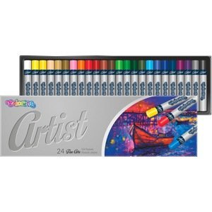 Colorino Artist extra měkké olejové pastely, 24 barev