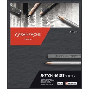 Caran D'ache Sketching Set ART BY, 14 ks, kartonový box