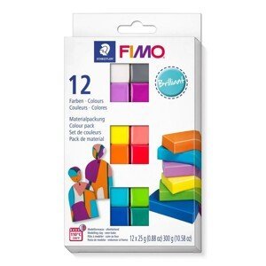 Fimo Soft sada Brilliant 12 x 25 g