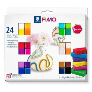 Staedtler 8023 C24-1 Fimo Soft sada Basic 24 x 25 g