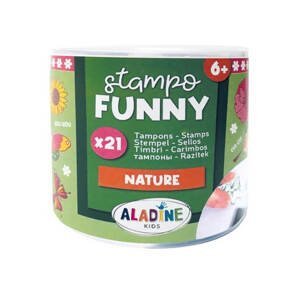 Razítka Aladine Stampo Funny 21 ks - Příroda