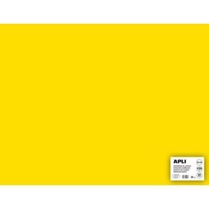 Barevný papír Apli 50x65 cm 170g - žlutý
