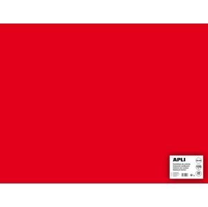 Barevný papír Apli 50x65 cm 170g - červený