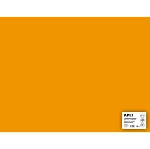 Barevný papír Apli 50x65 cm 170g - fluo oranžový