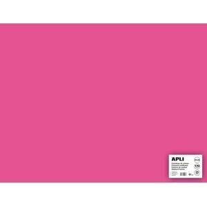 Barevný papír Apli 50x65 cm 170g - fluo růžový
