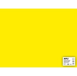Barevný papír Apli 50x65 cm 170g - fluo žlutý