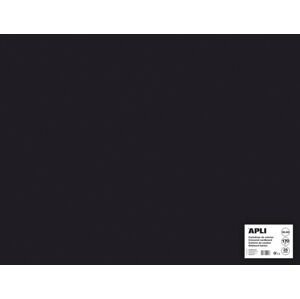 Barevný papír Apli 50x65 cm 170g - černý