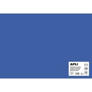 Barevný papír Apli 50x65 cm 170g - středně modrý