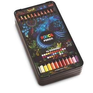 Uni Posca Pencil umělecké olejové pastelky 36 barev