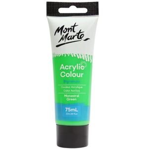 MontMarte Mont Marte akrylová barva,75ml, zelená (Monastral Green), tuba