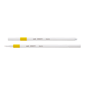 Uni EMOTT liner, tenký fix 0,4 mm - žlutý