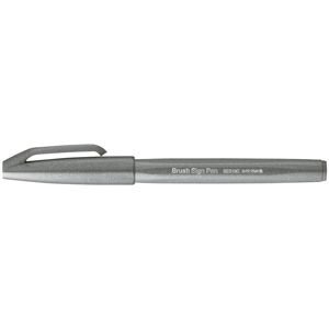 Štětcový fix Pentel Brush Pen Sign SES15 - šedý
