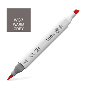 ShinHan Art Designérský fix TOUCH-BRUSH - WG7 Warm Grey